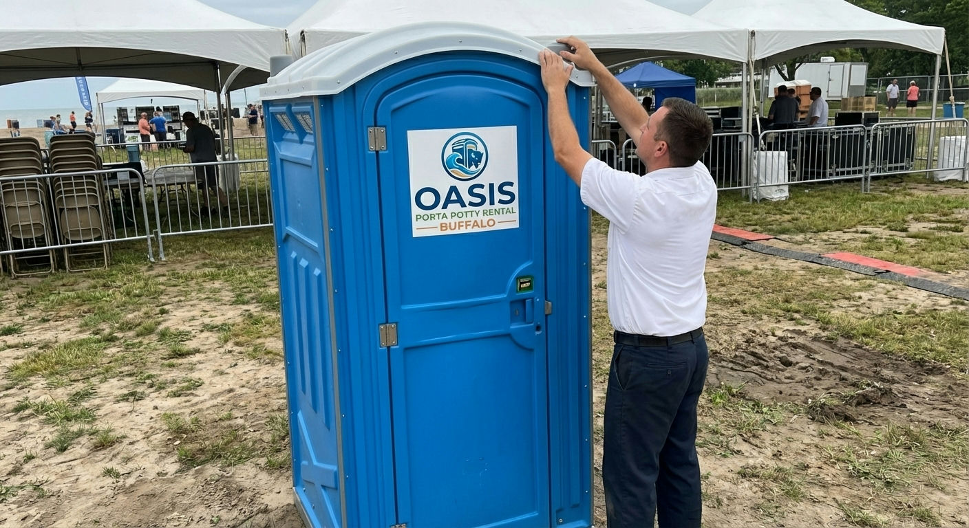 Portable Toilet Rental Unit